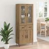vidaXL Highboard Artisan-Eiche 69,5 x 34 x 90 cm Holzwerkstoff 3402702 Bild 4