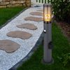 RGB LED Sockelleuchte, Bewegungsmelder, Steckdose, H 60 cm Bild 2
