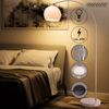 Monzana Design Bogenlampe XL mit Marmorfuß Bild 2