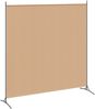 vidaXL Einzel Panel Raumteiler Beige 175 x 180 cm Stoff 42039198 Bild 2