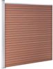 vidaXL Gartenzaun WPC 353×186 cm Braun 3053207 Bild 5