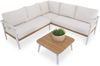 casa NOVA Lounge-Set VAVA 3-tlg. beige Gartenset Loungemöbel Gartenmöbel Bild 3