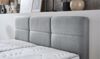 Polsterbett Deik / Durango PB100 , Stoff , Silber , 180 x 110 x 213 cm Bild 3