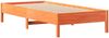 vidaXL Massivholzbett ohne Matratze Wachsbraun 100x200 Kiefernholz 3301718 Bild 5