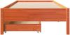 vidaXL Massivholzbett ohne Matratze Wachsbraun 100x200 Kiefernholz 3301718 Bild 4