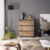 Furnica Kommode GABRIEL mit 3 Schubladen H72cm B60cm T33cm Bild 3