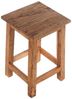 DESIGN DELIGHTS Hocker Sitzhocker MADERO, 48x30cm(HxB) Altholz Holzhocker, massivholz Hocker Bild 3