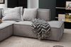 KAWOLA Sofa SAMU Ecksofa Stoff silber Recamiere links 72 x 224 x 226 cm Bild 5