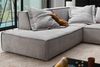 KAWOLA Sofa SAMU Ecksofa Stoff silber Recamiere links 72 x 224 x 226 cm Bild 4