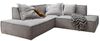 KAWOLA Sofa SAMU Ecksofa Stoff silber Recamiere links 72 x 224 x 226 cm Bild 3
