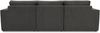 DOMO. collection Ecksofa 800 021, Couch in L-Form mit Cordstoff, Modulsofa mit Taschenfederkern, Sofa, Polsterecke, Eckcouch 273 x 172 x 85 cm (BxTxH), dunkelgrau Bild 4