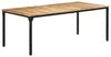 vidaXL Esstisch 200x100x76 cm Raues Mangoholz 321976 Bild 3