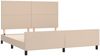 vidaXL Bettgestell mit Kopfteil Cappuccino-Braun 180x200 cm Kunstleder 3125468 Bild 4