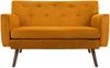 CLP Sofa Kioni Cordbezug 2-Sitzer komfortabel gepolstert bis 240 kg belastbar,orange Bild 5