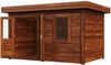 Lugarde Select Modern Gartenhaus Freiburg 388x250cm - Braunes Öl Bild 3