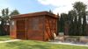 Lugarde Select Modern Gartenhaus Freiburg 388x250cm - Braunes Öl Bild 5