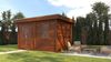 Lugarde Select Modern Gartenhaus Freiburg 388x250cm - Braunes Öl Bild 1