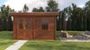 Lugarde Select Modern Gartenhaus Freiburg 388x250cm - Braunes Öl Bild 4
