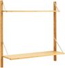 Wandregal Tingvoll 85x85x25 cm Bambus [en. casa] Bild 2