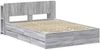 vidaXL Bettgestell mit Stauraum Grau Sonoma 150 x 200 cm Holzwerkstoff 3433969 Bild 3