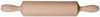 Gravidus Teigroller Teigrolle ohne Achse für Kinder Nudelholz Holz 25 cm Material: Buche Bild 1