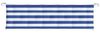 vidaXL Gartenbank-Auflagen, 2 Stk., Polyester, Blau / Weiß, 180 x 50 x 7 cm Bild 5