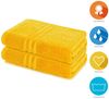 Lavea Badetuch Elena 2er Set Badetücher 100x150 cm, Duschtuch, 500 g/m² Frottier, weich & saugstark, pflegeleicht Bild 2