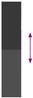 vidaXL Verdunkelungsrollo Schwarz 50x210 cm Stoffbreite 45,7 cm 4010910 Bild 5