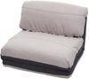 Schlafsessel HWC-E68, Schlafsofa Funktionssessel Klappsessel Relaxsessel, Stoff/Textil ~ dunkelgrau/hellgrau Bild 4