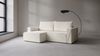 AX LIVING Mirani Creme kleines Ecksofa mit Schlaffunktion 245 cm breit Bild 2