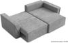 AX LIVING Mirani Creme kleines Ecksofa mit Schlaffunktion 245 cm breit Bild 4