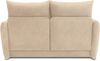 DOMO. collection Sofa 700023, 2 Sitzer, Schlaffunktion, Federkern, Füße mit Filzgleitern, 2er Couch, Schlafsofa, Polstergarnitur, 165 x 100 x 95 (BxTxH), beige Bild 5