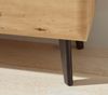 Esstisch Ronson in Eiche Artisan und schwarz ausziehbar 140 - 180 x 75 cm Bild 4