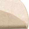 vidaXL Teppichläufer MARSA Creme 120 x 120 cm Polyester und PVC 42023072 Bild 4