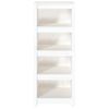 vidaXL Bücherregal Weiß 50x35x125,5 cm Massivholz Kiefer 821710 Bild 5