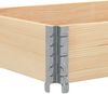 vidaXL Pflanzkasten 80x60 cm Massivholz Kiefer 3295835 Bild 5