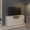 TV-Schrank >GANYMEDE< 2 Türem, 2 Schübe, sandfarbig - 129,8x63,1x41,3cm (BxHxT) Bild 2