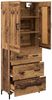vidaXL Highboard mit Schubladen 2 pcs Altholz Holzwerkstoff 3415660 Bild 5