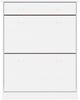 vidaXL Schuhschrank ALTA Weiß 77x35x96 cm Massivholz Kiefer 353924 Bild 4