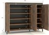 Garderoben-Set "GENIO industrial" 4-tlg in Eiche - Stellmaß ca. 190x40x190 cm Bild 5