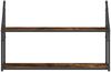 vidaXL Wandregal 2 Fächer Räuchereiche 80x21x51 cm Holzwerkstoff 835466 Bild 4