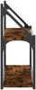 vidaXL Wandregal 2 Fächer Räuchereiche 80x21x51 cm Holzwerkstoff 835466 Bild 5