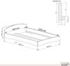 Holzbett (Fichte) "Rosi" 140 x 220 cm 20 cm mit Kopfteil Massivholzbett Bett Bild 5