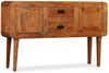 vidaXL Sideboard Massivholz mit Honigfarbenem Finish 120x30x75 cm 244682 Bild 3