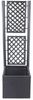 Poly-Rattan Rankgitter HWC-D76, Pflanzkasten Rankhilfe, 142x43x43cm ~ anthrazit Bild 2