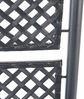 Poly-Rattan Rankgitter HWC-D76, Pflanzkasten Rankhilfe, 142x43x43cm ~ anthrazit Bild 5