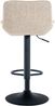 CLP 2er Set Barhocker Minosa 360 drehbar mit Fußstütze,taupe Stoff Bild 4