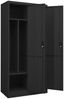 vidaXL Kleiderschrank, Stahl Anthrazit, 80 x 50 x 180 cm Bild 5