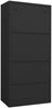 vidaXL Kleiderschrank, Stahl Anthrazit, 80 x 50 x 180 cm Bild 4