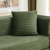 LVHOM Schlafsofa 2 Sitzer mit Seitentaschen, Bodensofa mit schlaffunktion, Klappsofa aus Cord, kein Aufbau erforderlich, Grün Bild 5